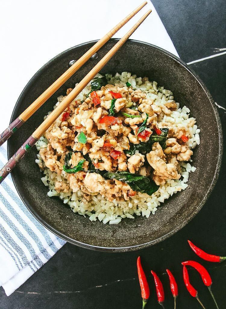 Whole30 Thai Basil Chicken