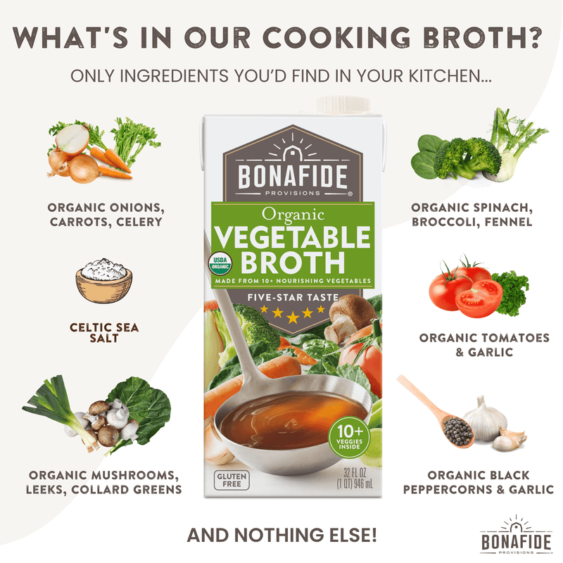 6 Pack Organic Vegetable Broth